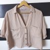 Blusa Zara Beige